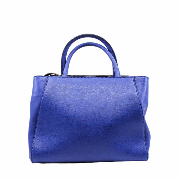 2JOURS BAG LEATHER PETITE SMALL BLUE PHW