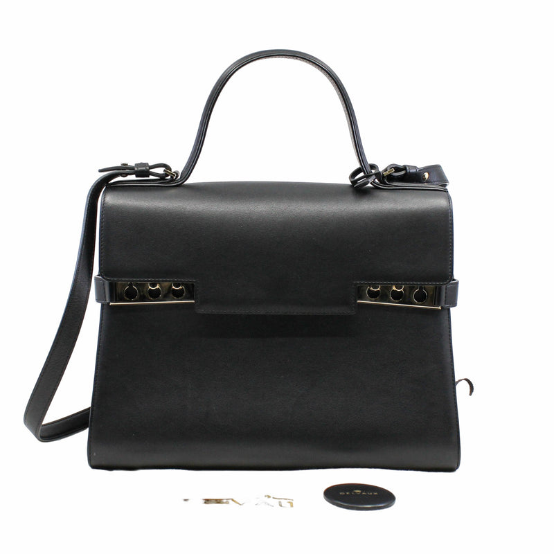 Tempete Top Handle Bag GM Black  GHW - L'UXE LINK
