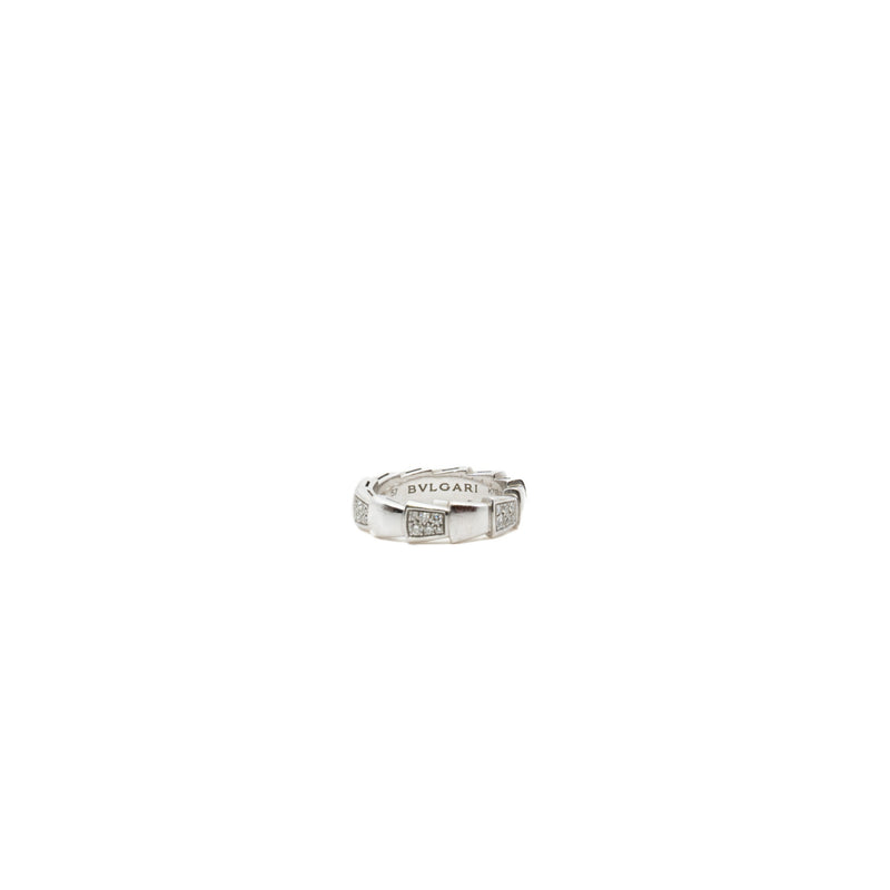 serpenti diamond ring in 18k WG #57 K7RLTF rrp8000+