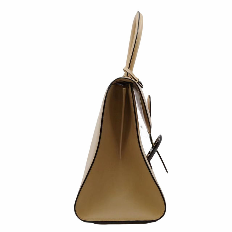 top handle brilliant MM beige pink - L'UXE LINK