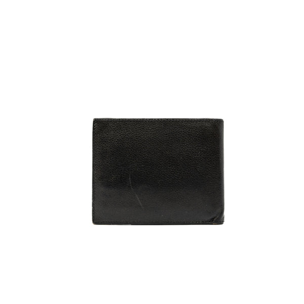compact wallet in leather dark brown - L'UXE LINK