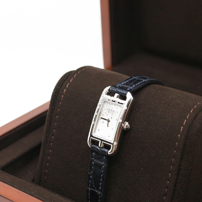 Nantucket watch, Small model, 29 mm in navy CCD band - L'UXE LINK