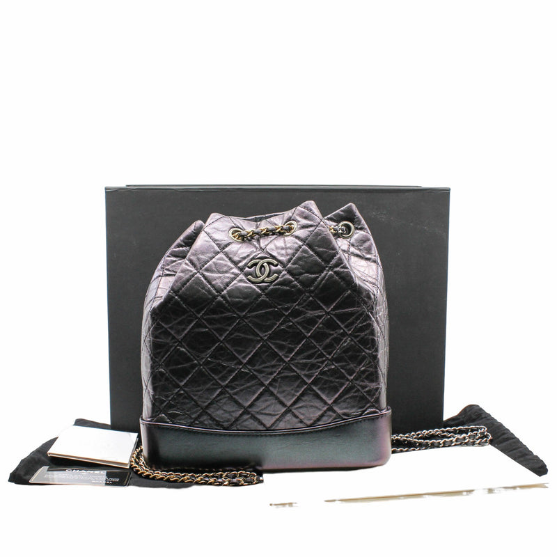 gabrielle backpack medium purple L UXE LINK