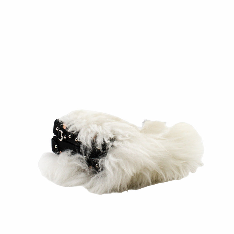 petite malle white fur phw - L'UXE LINK