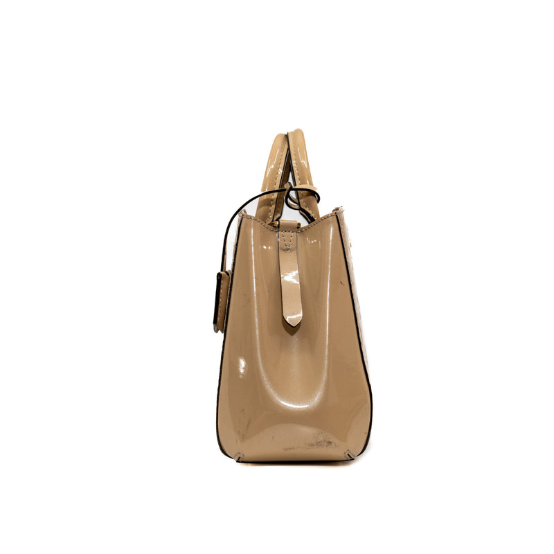 montaigne BB in patent beige ghw - L'UXE LINK