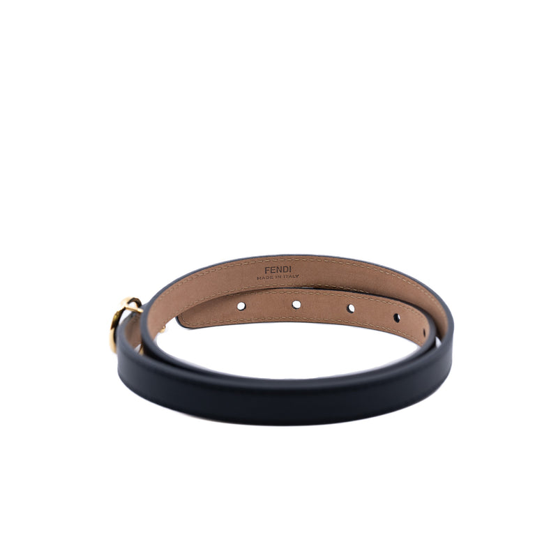 black belt #65 26 ghw f circle buckle - L'UXE LINK