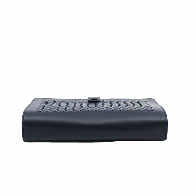 men clutch bag navy phw - L'UXE LINK