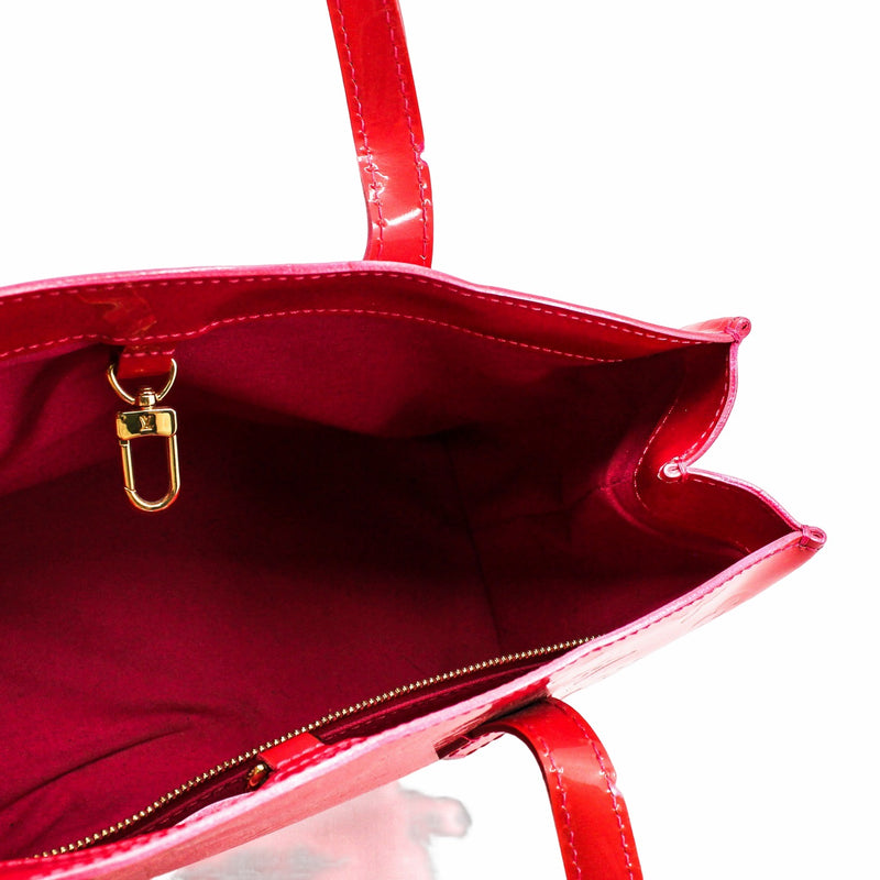 Vernis Wilshire  Bag  Small Red Monogram ghw - L'UXE LINK