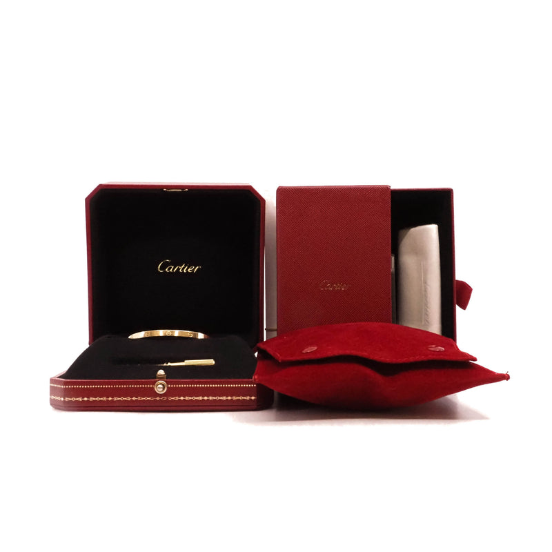 small love bangle in 18k rg #15JFX422 - L'UXE LINK