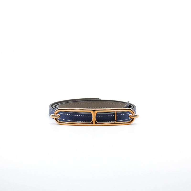 gold dancre buckle small belt #85cm - L'UXE LINK