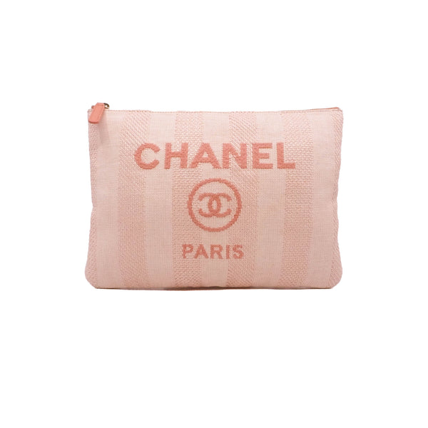 deauville clutch in fabric pink seri 29