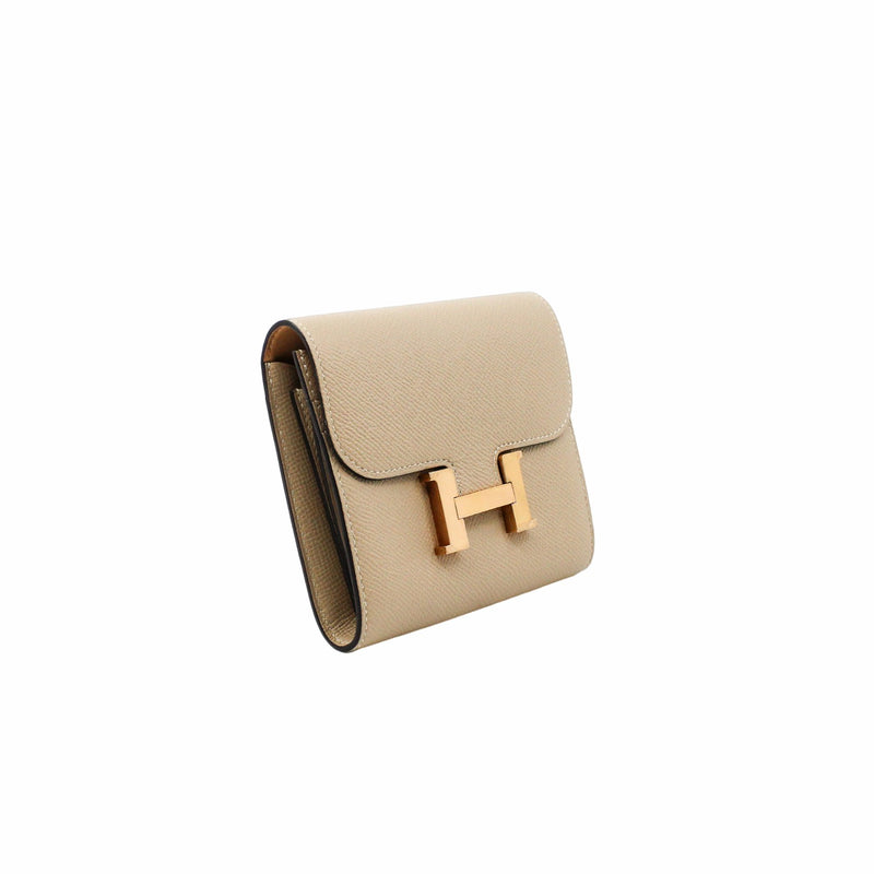 constance compact wallet s2 epsom ghw X stamp - L'UXE LINK