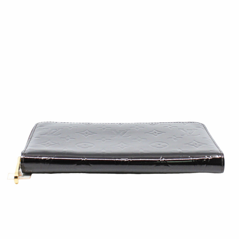 long monogram wallet patent dark red ghw - L'UXE LINK