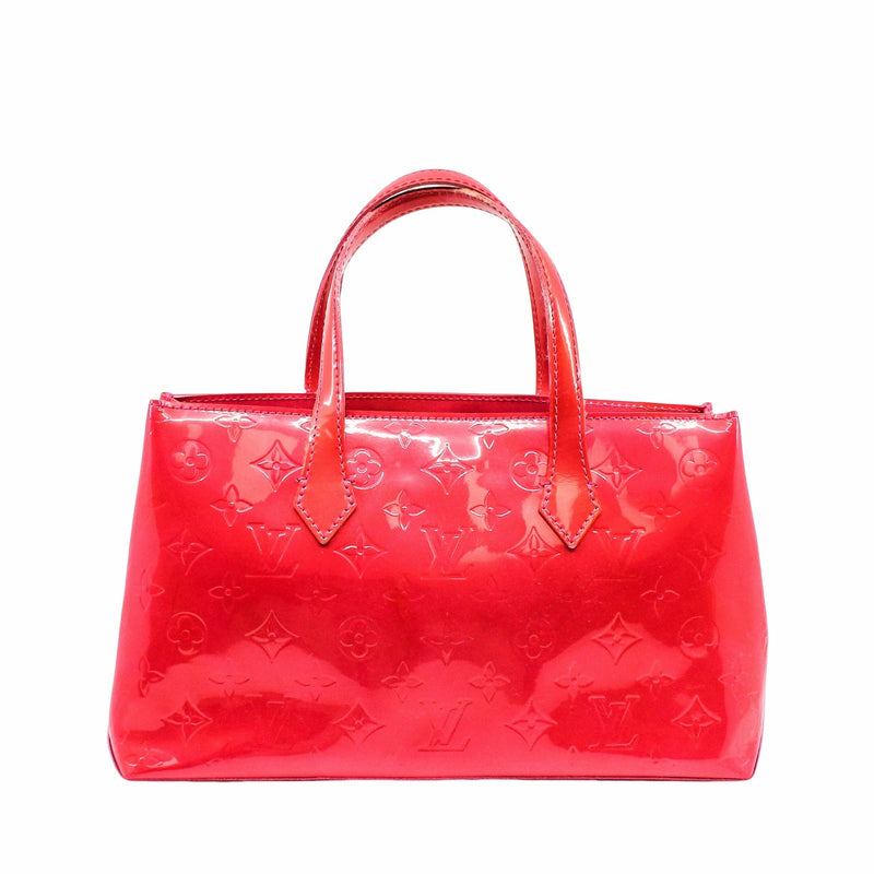 Vernis Wilshire  Bag  Small Red Monogram ghw - L'UXE LINK