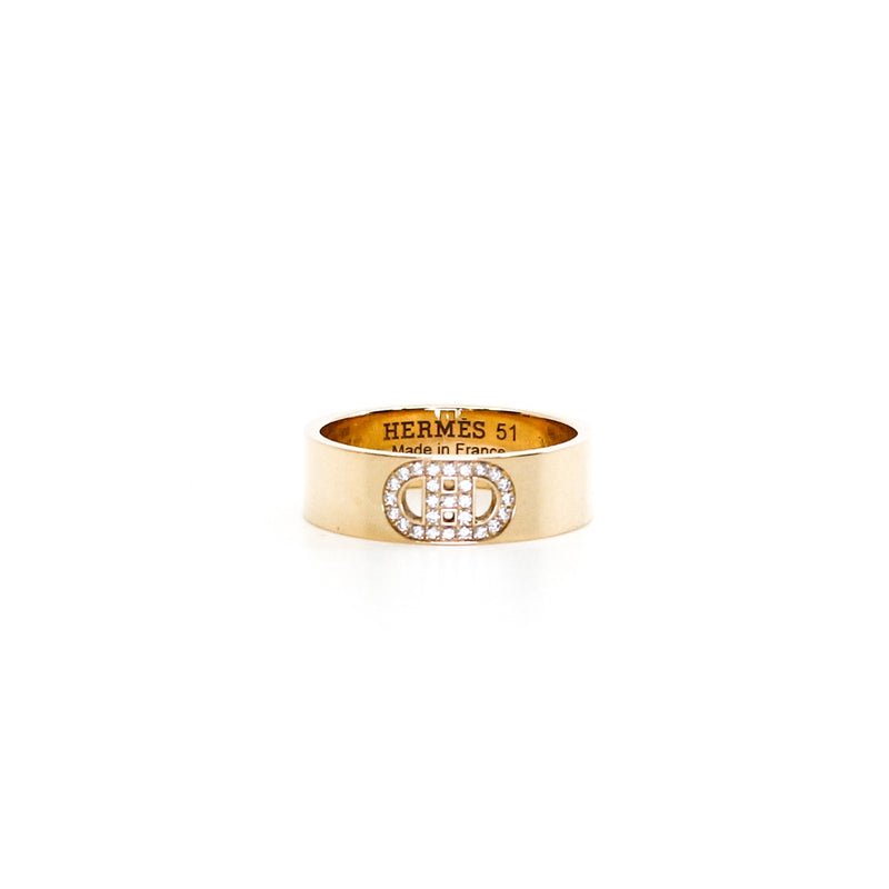 d'ancre diamond ring in rg  51