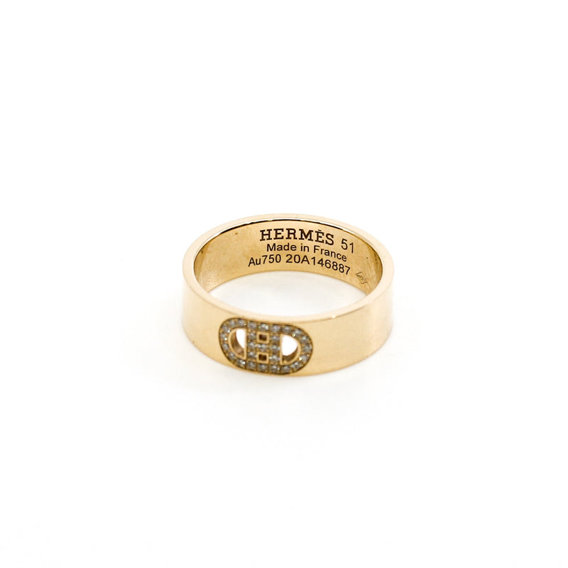 d'ancre diamond ring in rg  51