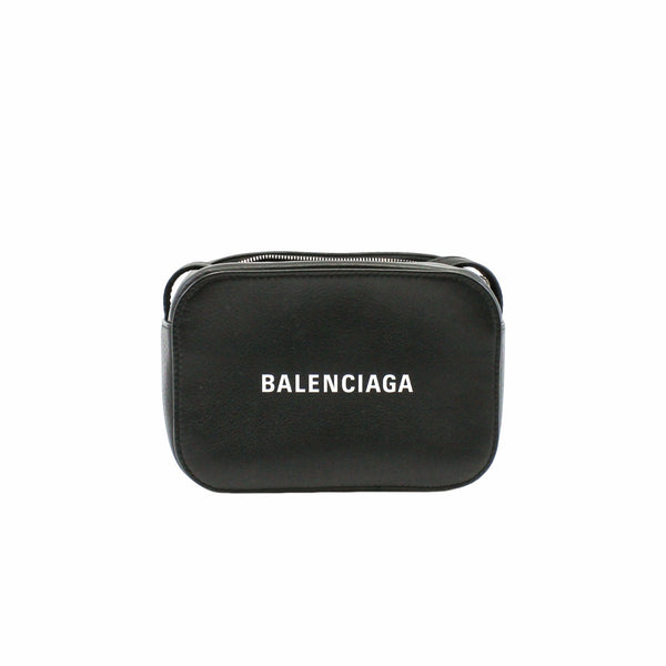 Everyday camera bag xs leather black phw - L'UXE LINK