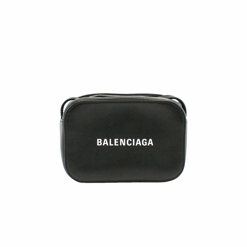 Everyday camera bag xs leather black phw - L'UXE LINK