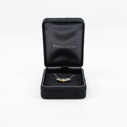 PT18Y OVAL DI.40FVY MD FIREFLY PENDANT NECKLACE - L'UXE LINK