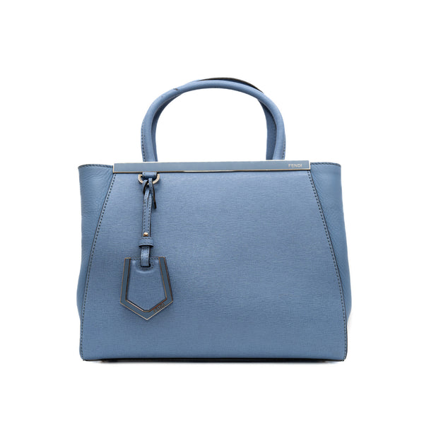 jour 2 small in leather blue purple phw - L'UXE LINK