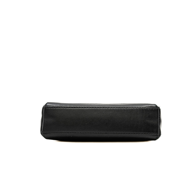 nano peekaboo in lambskin black ghw