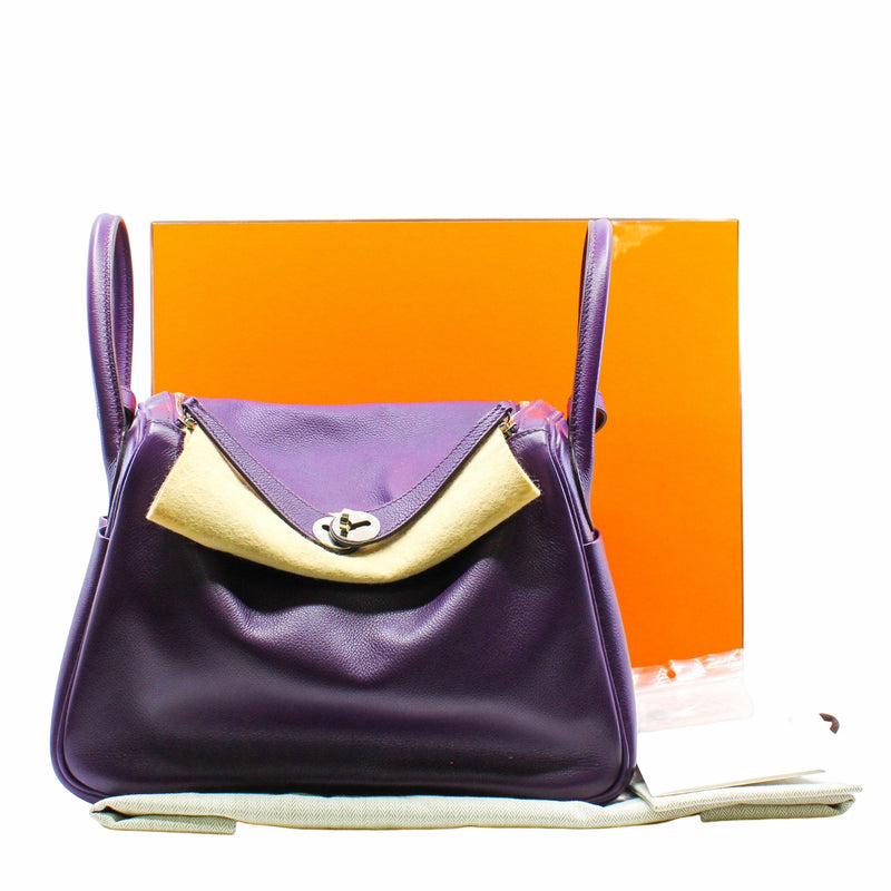 lindy 30 purple ghw P stamp - L'UXE LINK