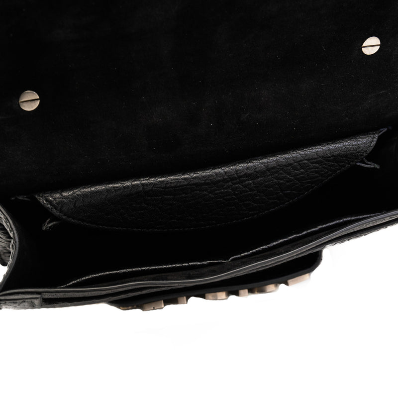 ja dior medium with Lacquer buckle in goat black phw