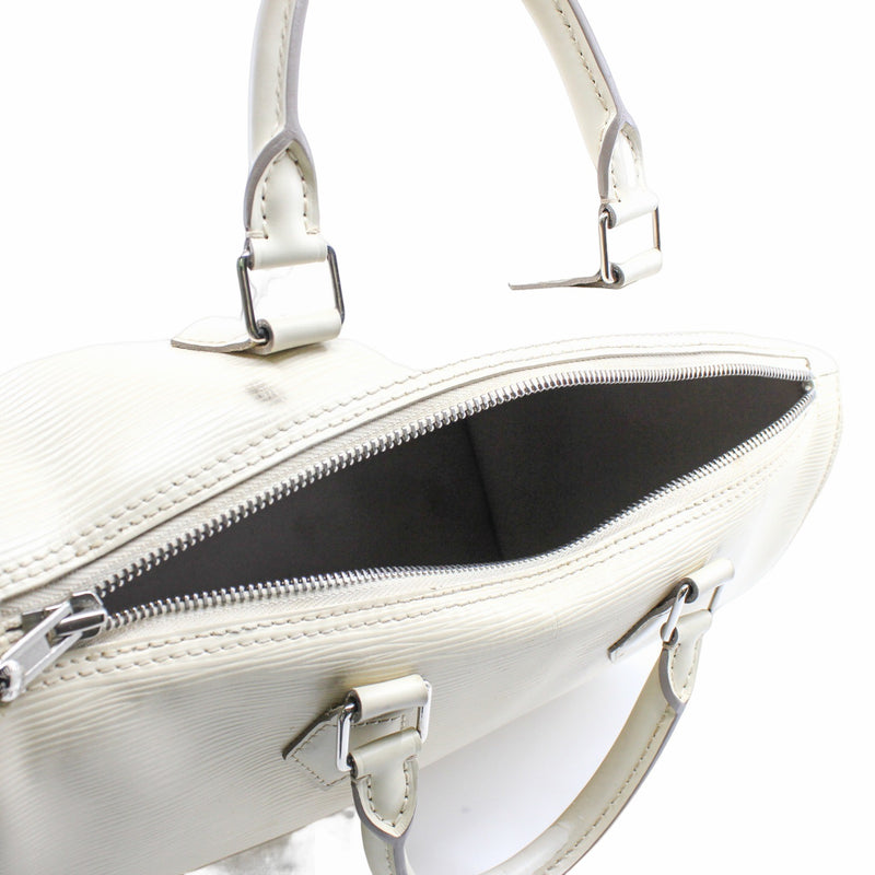 LV Speedy 35  Epi Leather Blanco PHW - L'UXE LINK
