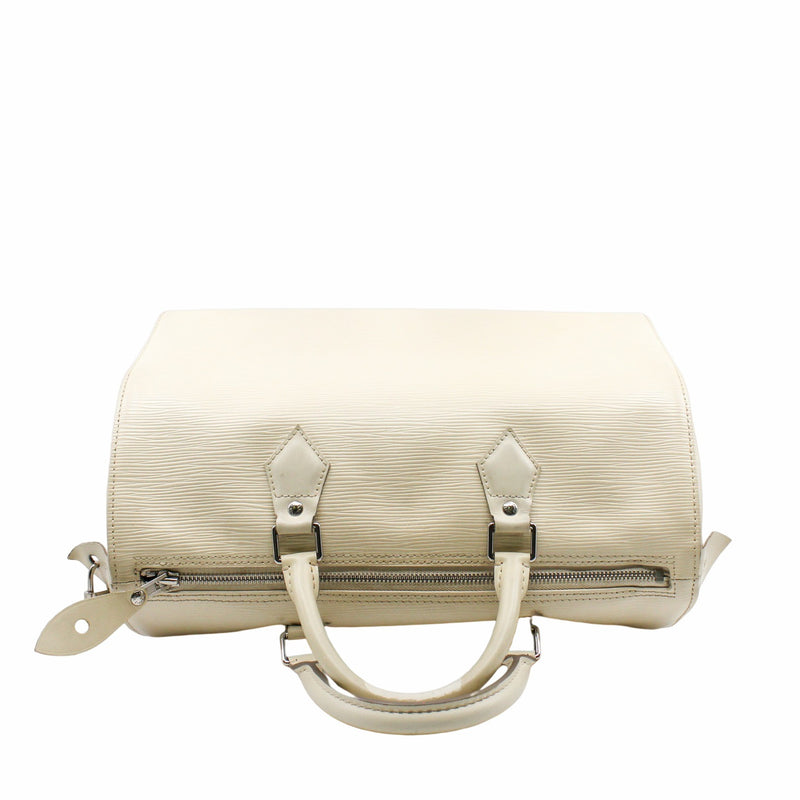 LV Speedy 35  Epi Leather Blanco PHW - L'UXE LINK