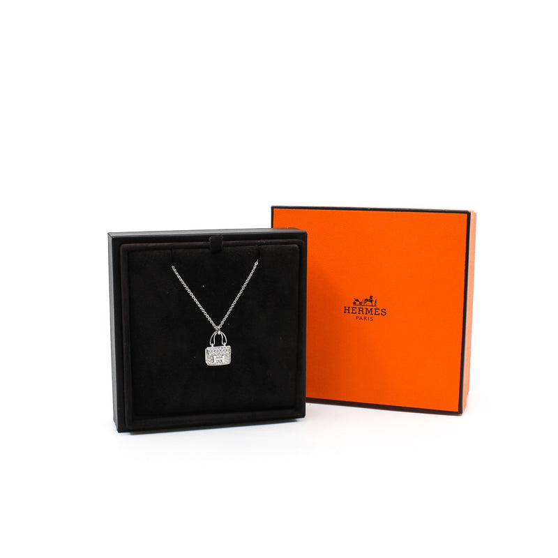 constance necklace 18k wg full diamond