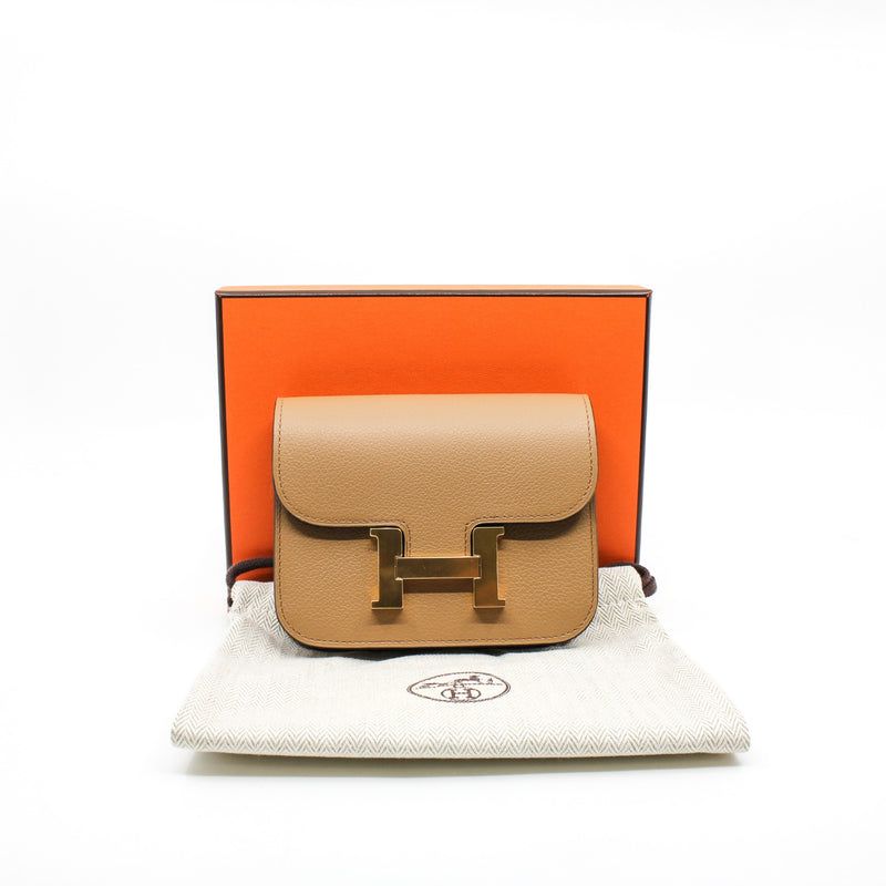 constance slim in evercolor chai ghw U stamp - L'UXE LINK