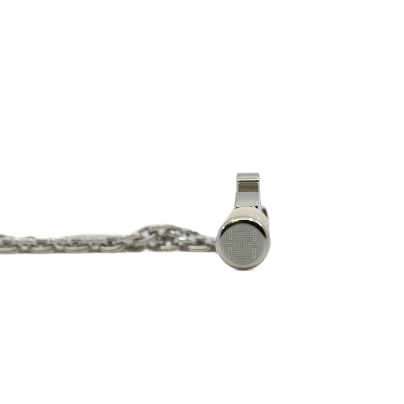 collier cavia lier rodeo head necklace in white in phw - L'UXE LINK
