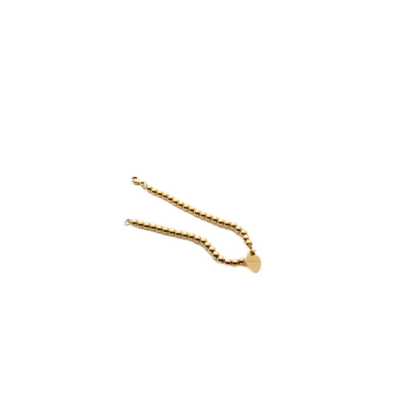 heart pandent bracelet in  18yg