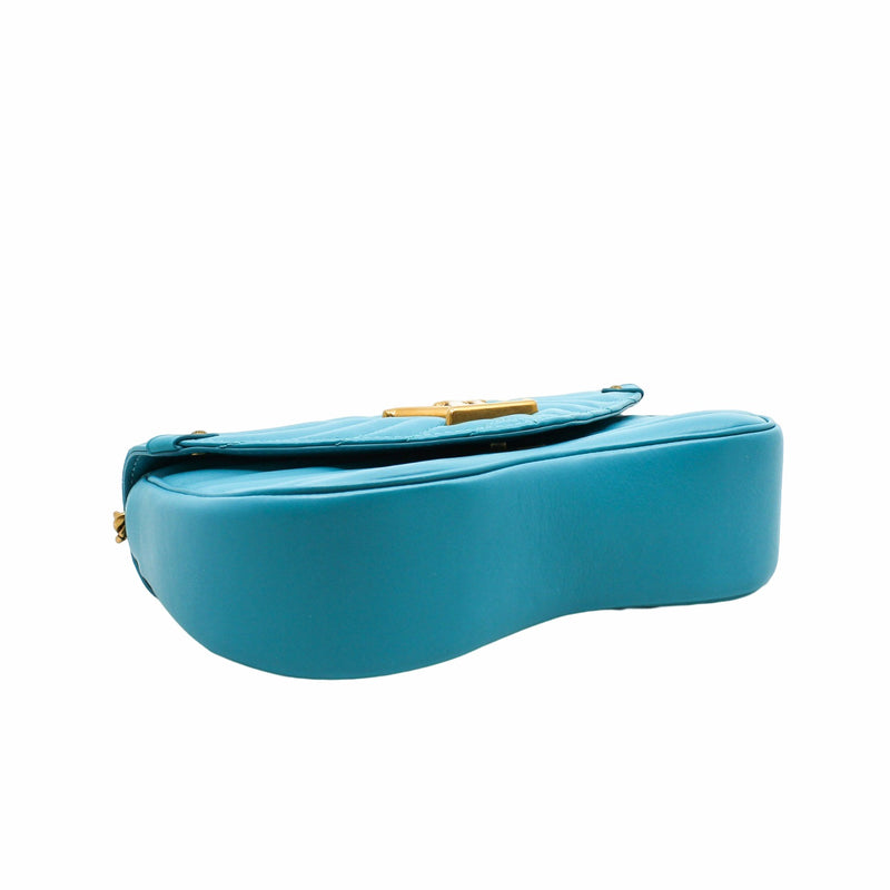 wave chain bag  blue ghw - L'UXE LINK