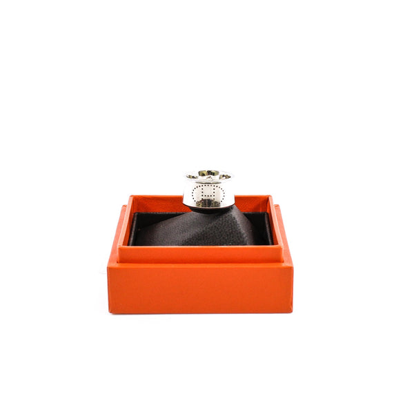 wide silver H ring #50 - L'UXE LINK