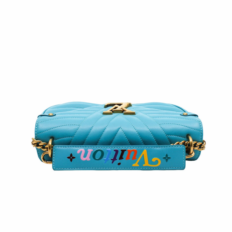 wave chain bag  blue ghw - L'UXE LINK