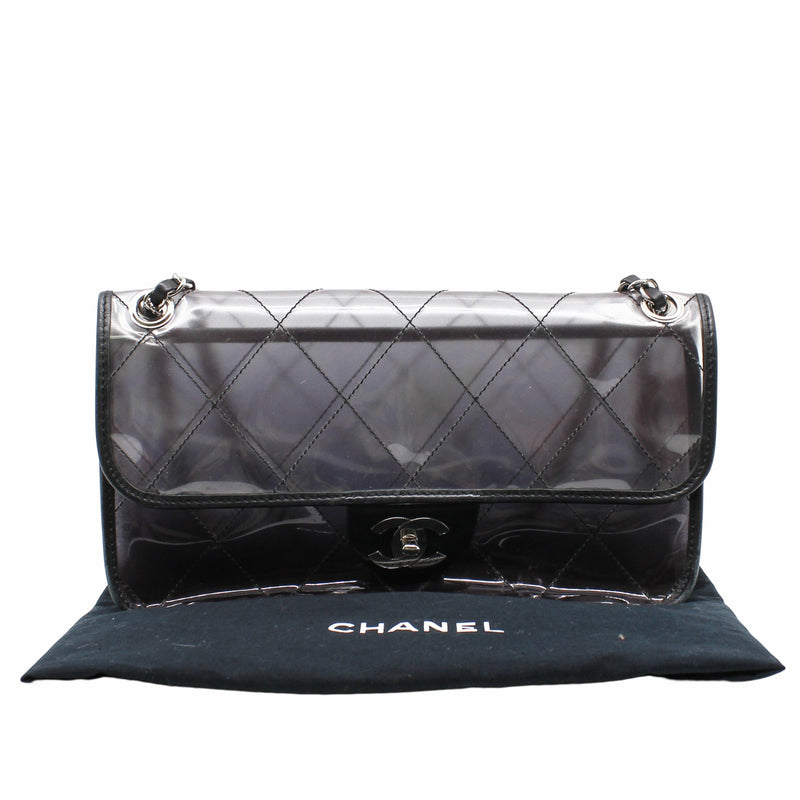 flap bag pvc black phw seri 11