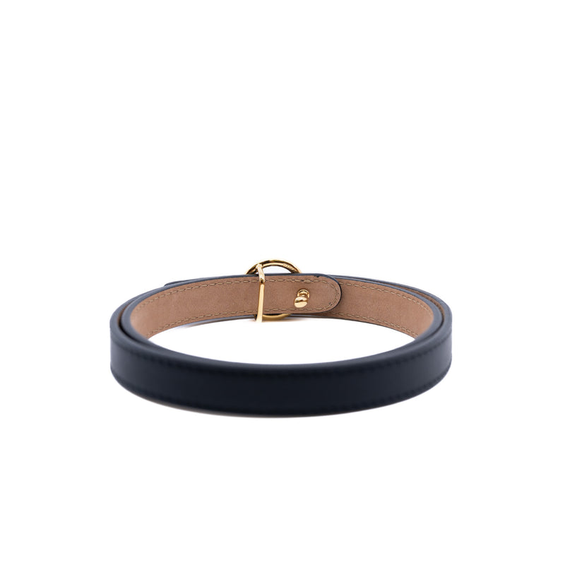 black belt #65 26 ghw f circle buckle - L'UXE LINK