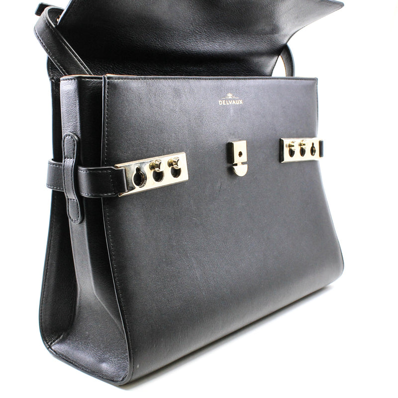 Tempete Top Handle Bag GM Black  GHW - L'UXE LINK