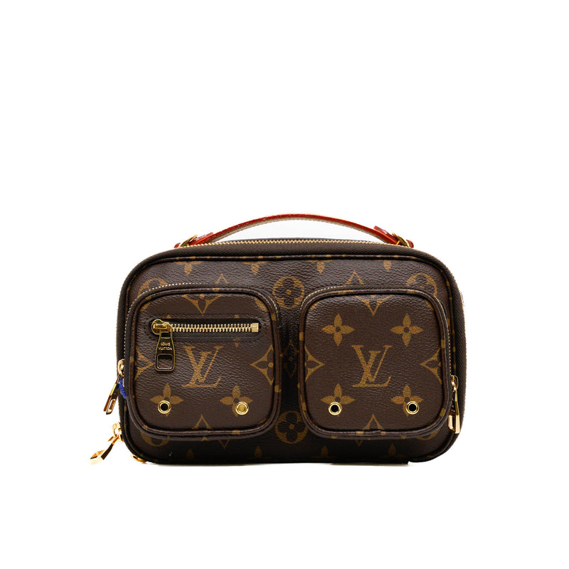 pocket side bag in monogram - L'UXE LINK