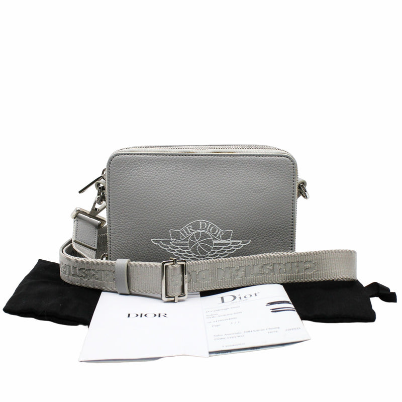 X Jordan AirDior  Crossbody Messenger Bag Grey PHW