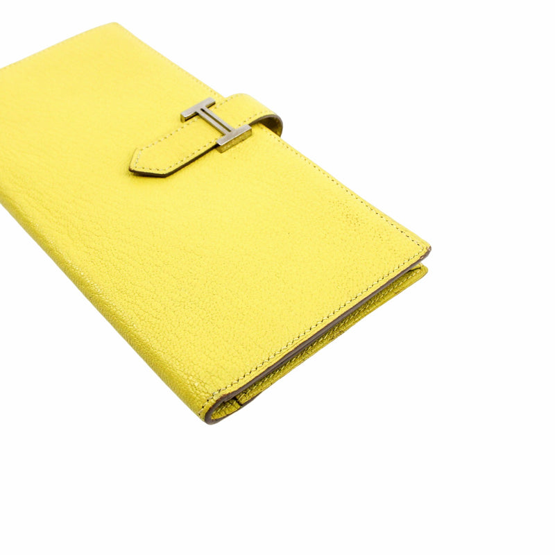 bearn  long wallet lemon yellow  phw x stamp