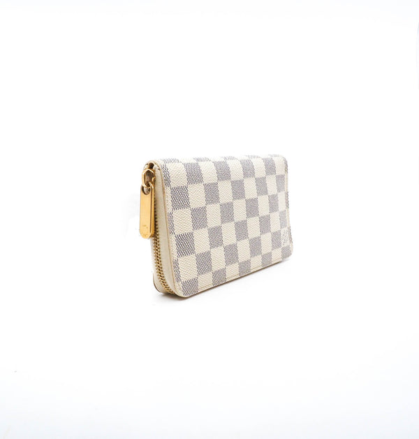 white chequered short wallet - L'UXE LINK