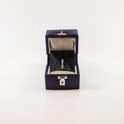 18k wg x half diamonds ring #49 - L'UXE LINK