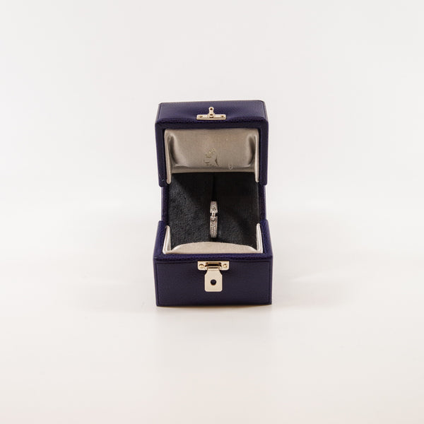 18k wg x half diamonds ring #49 - L'UXE LINK