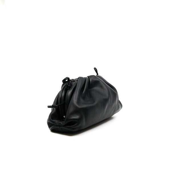 mini pouch in leather black - L'UXE LINK