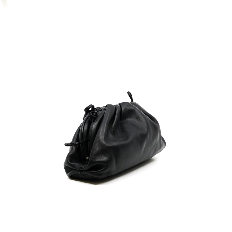 mini pouch in leather black - L'UXE LINK