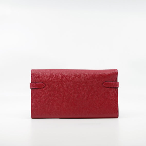 kelly long wallet goat Q5 ghw  C stamp - L'UXE LINK