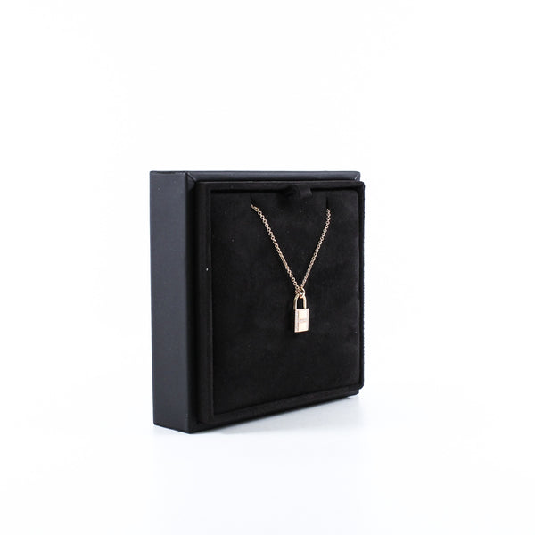 H lock diamond rghw necklace - L'UXE LINK