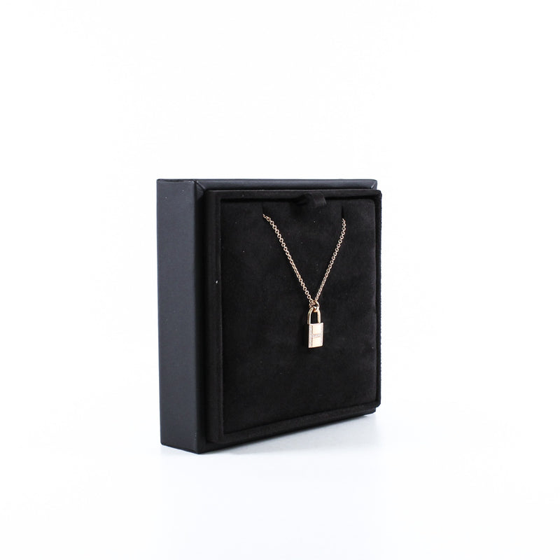 H lock diamond rghw necklace - L'UXE LINK